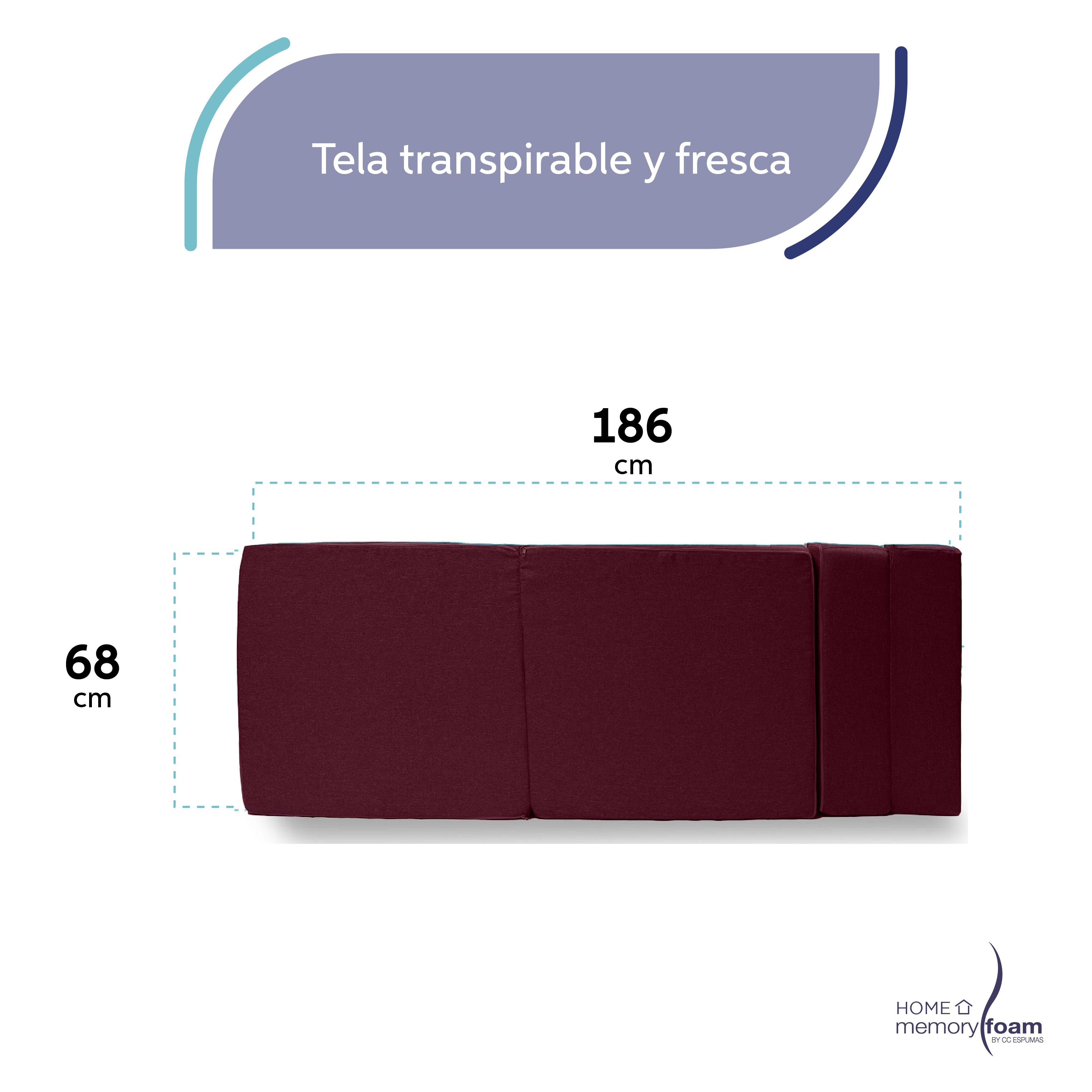 Foto 7 pulgar | Funda Extra  Sofá Cama Cozy Individual Rosa