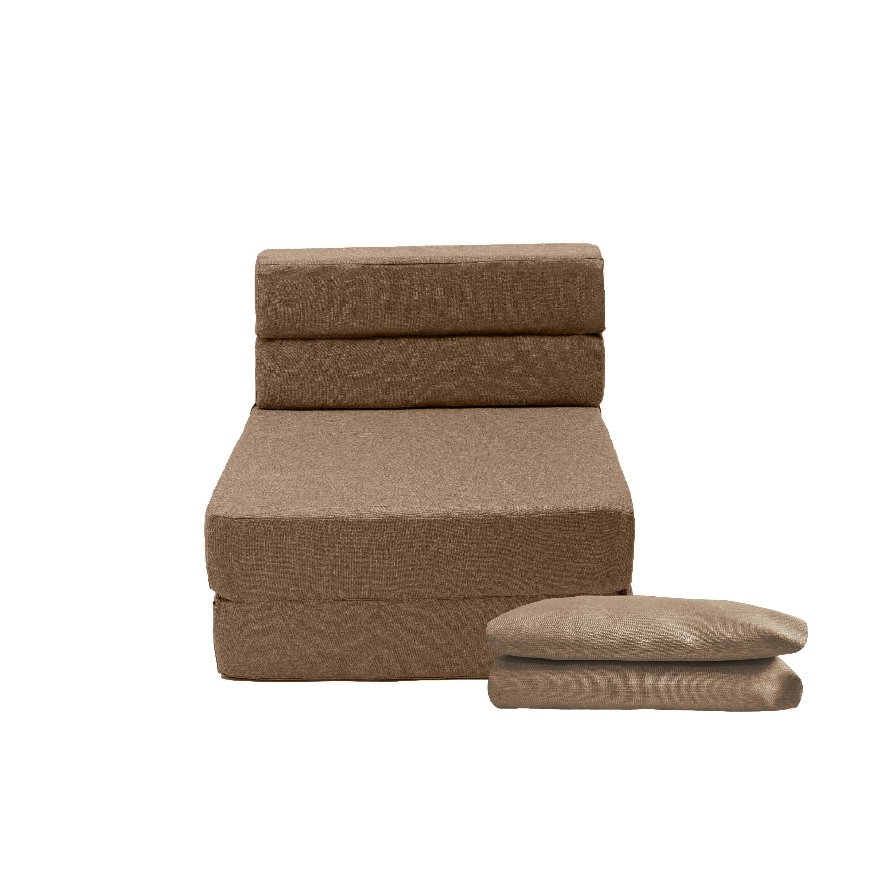 Foto 3 pulgar | Funda Extra  Sofá Cama Cozy Individual Marron
