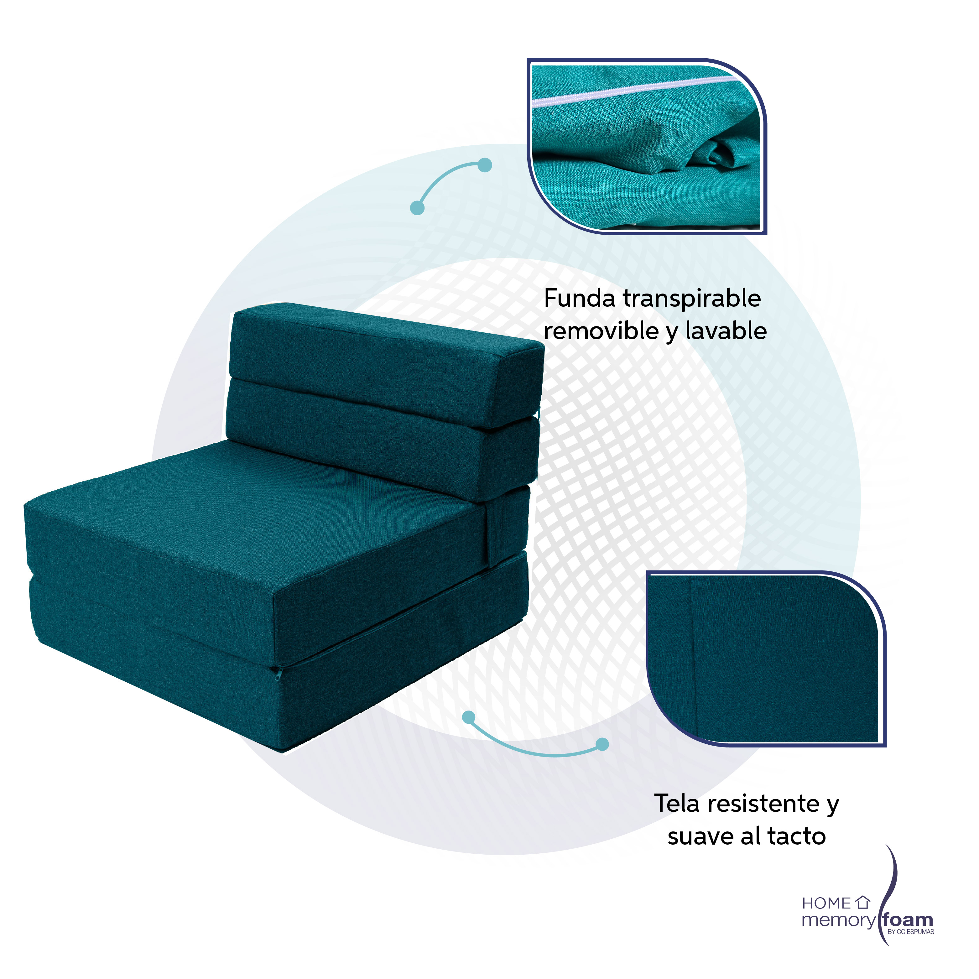 Foto 6 pulgar | Funda Extra  Sofá Cama Cozy Individual Vrede
