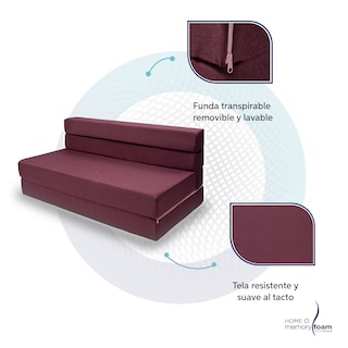 Foto 4 | Funda Extra Sofá Cama Cozy Matrimonial Rosa