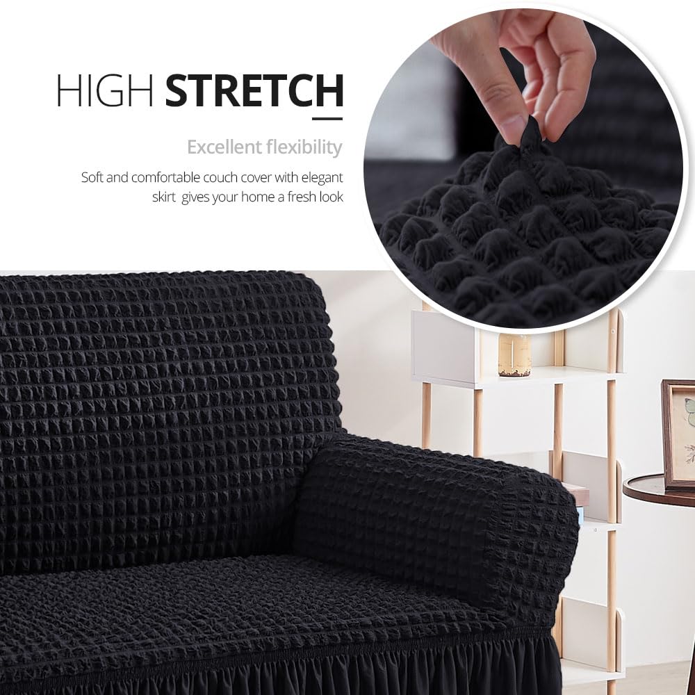 Foto 2 | Funda Para Sillón Niceec Negra Universal De Alta Elasticidad - Venta Internacional.