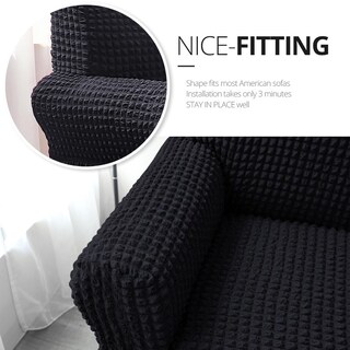 Foto 3 | Funda Para Sillón Niceec Negra Universal De Alta Elasticidad - Venta Internacional.