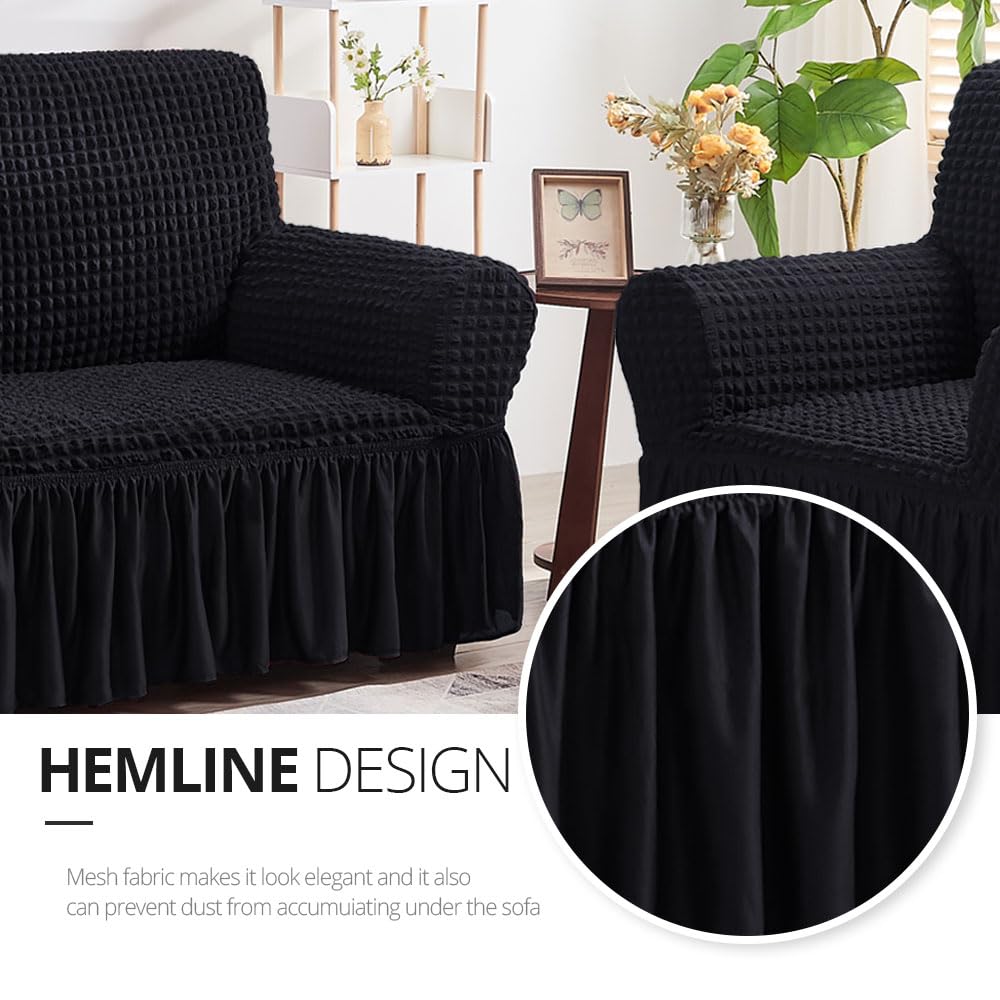 Foto 5 pulgar | Funda Para Sillón Niceec Negra Universal De Alta Elasticidad - Venta Internacional.
