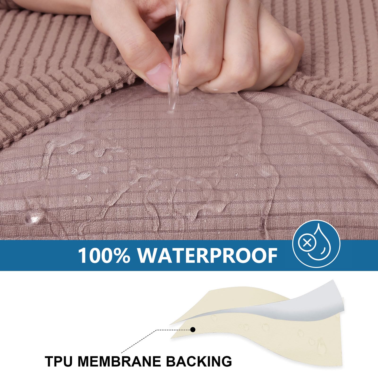 Foto 3 pulgar | Funda De Cojín Hyha Para Sofá Seccional Impermeable En Forma De L - Venta Internacional.
