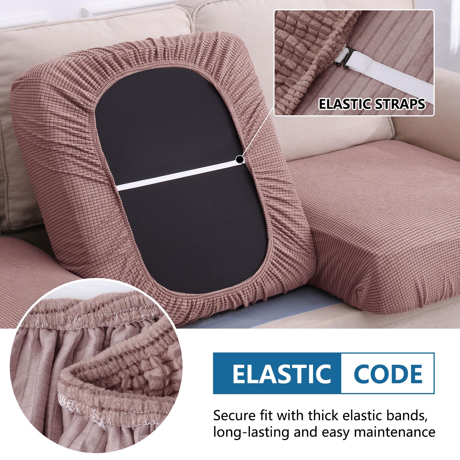 Foto 3 | Funda De Cojín Hyha Para Sofá Seccional Impermeable En Forma De L - Venta Internacional.