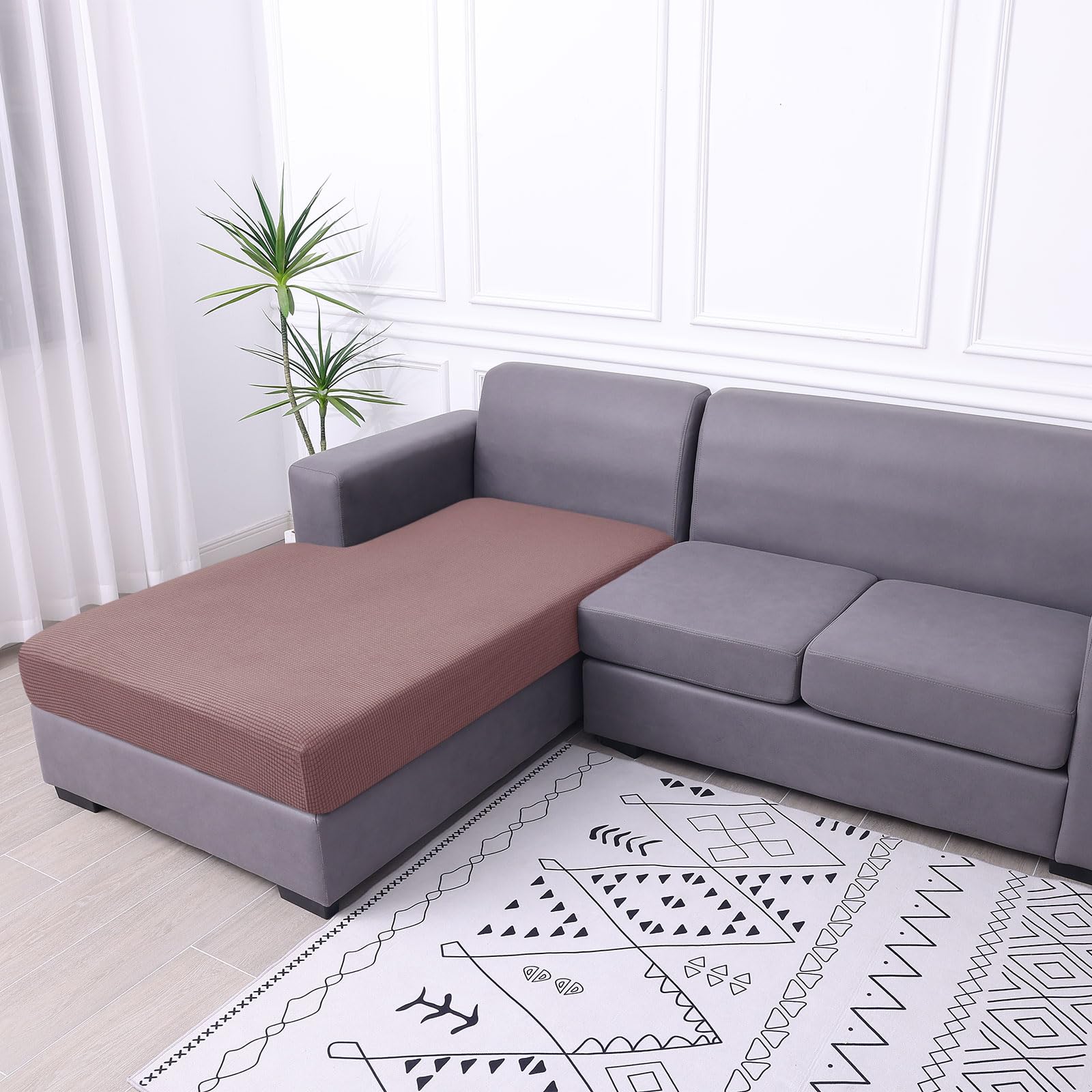 Foto 6 | Funda De Cojín Hyha Para Sofá Seccional Impermeable En Forma De L - Venta Internacional.