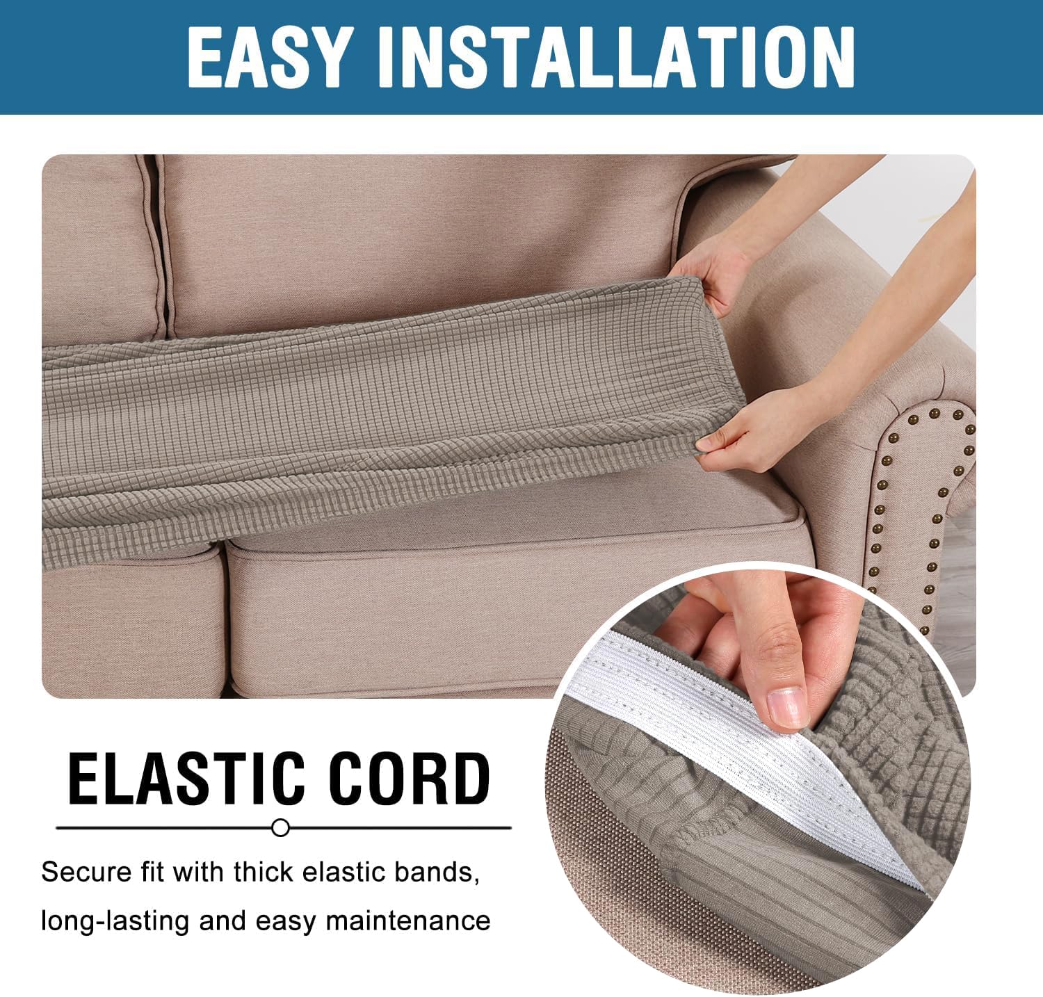 Foto 6 pulgar | Funda Para Muebles H.versailtex Super Stretch Spandex Jacquard - Venta Internacional.