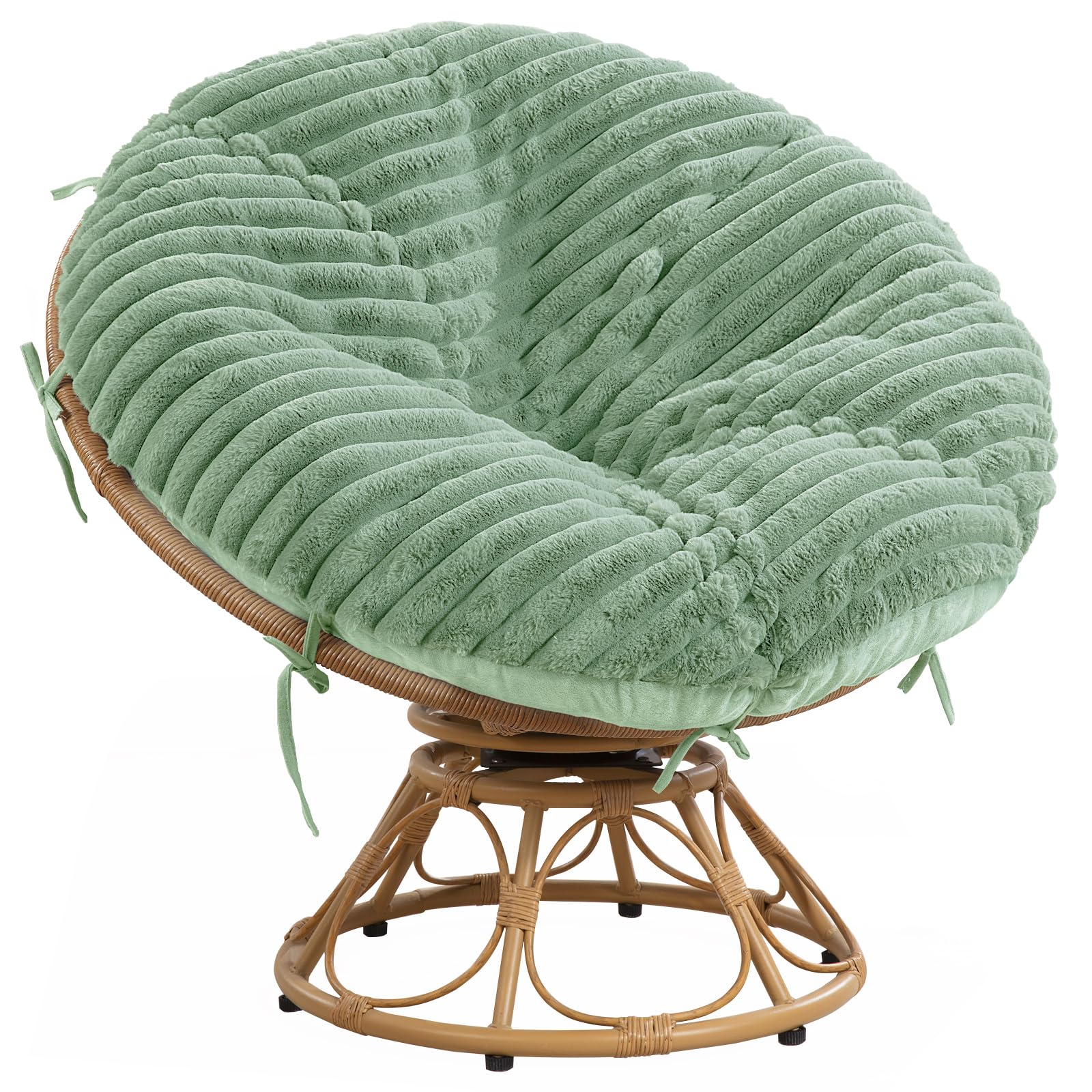 Funda De Cojín Para Silla Papasan Hombys, Mullida Y Peluda, Piel Sintética - Venta Internacional. $908