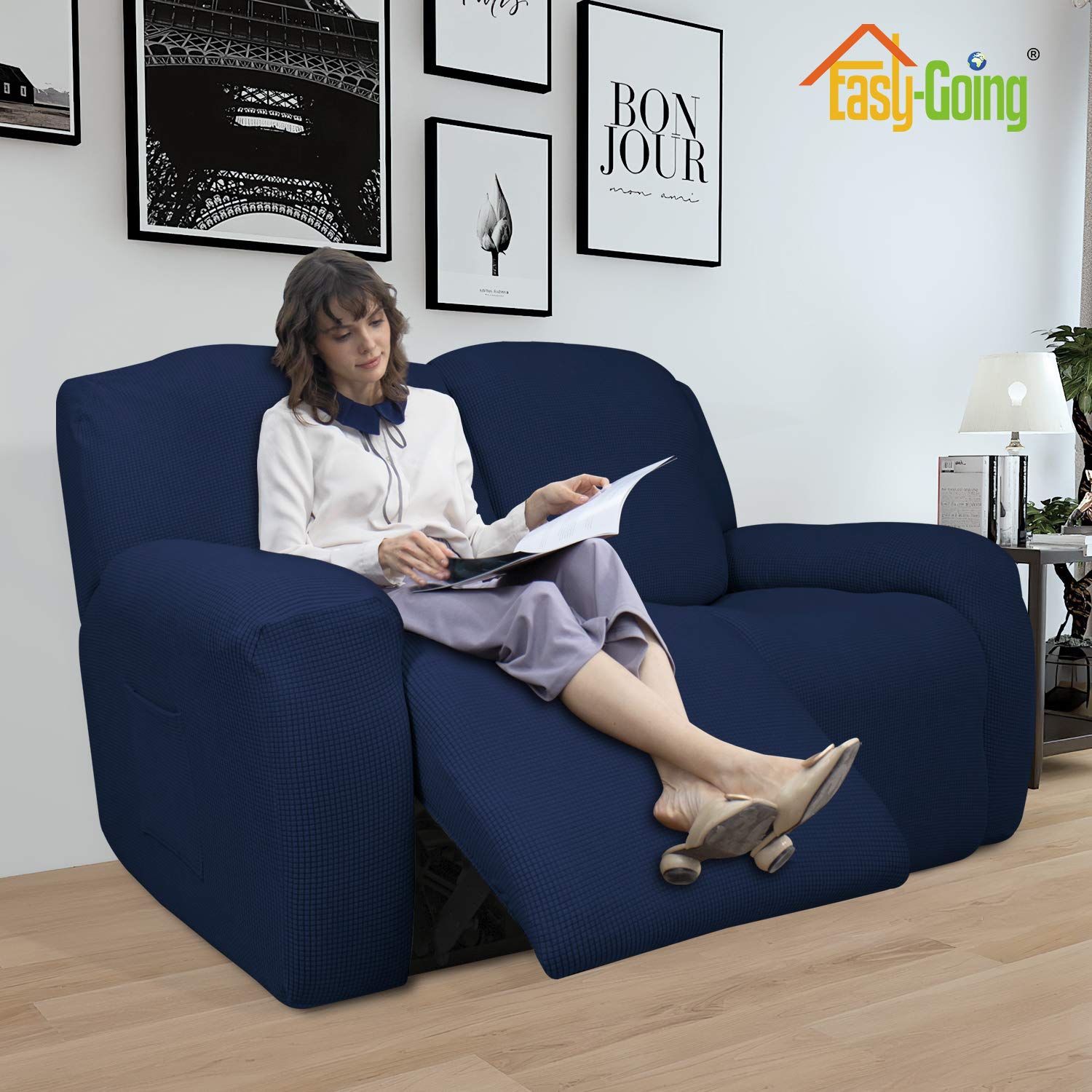 Foto 3 pulgar | Sofá Elástico Slipcover, Reclinable Y Cómodo De Llevar, 6 Piezas - Venta Internacional.