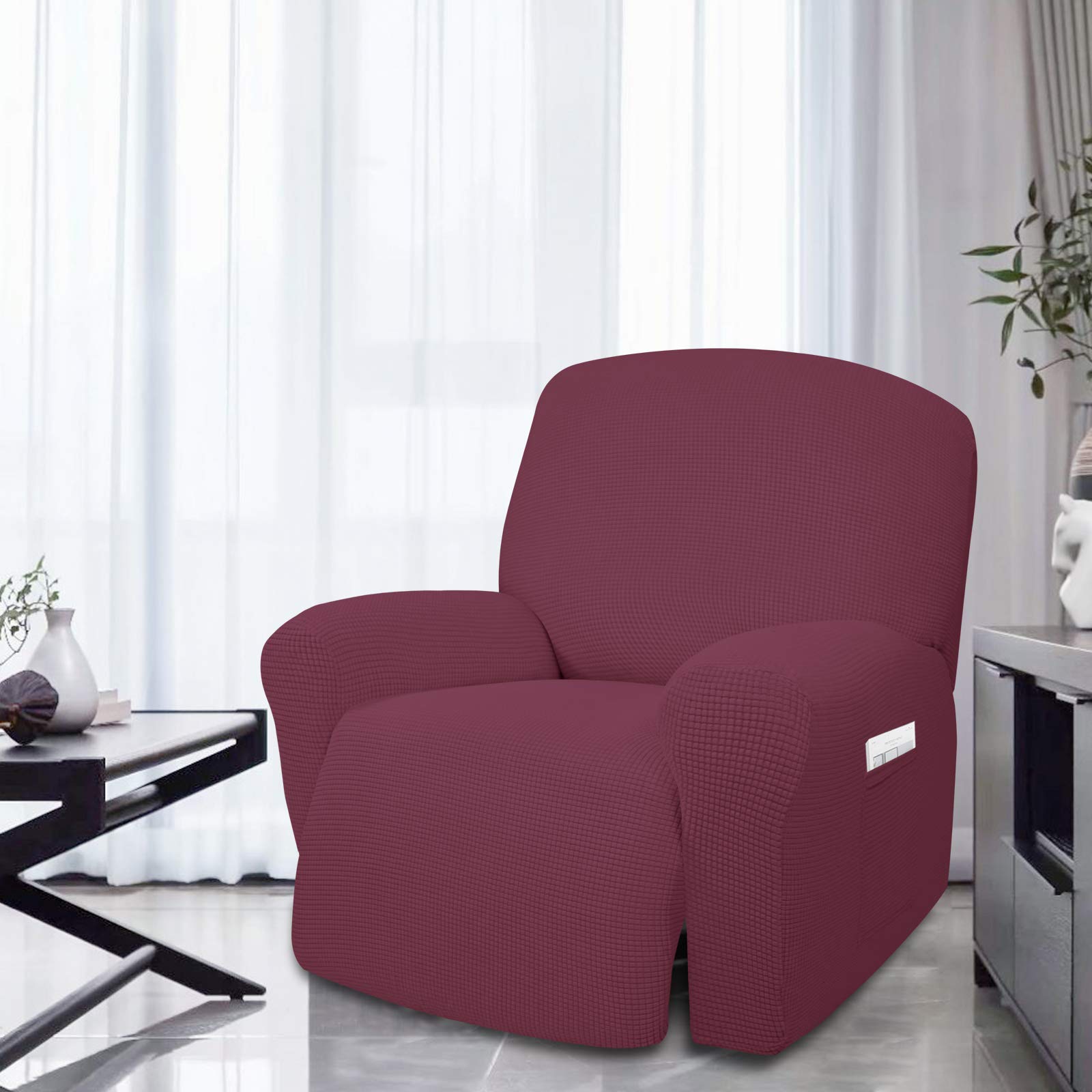 Foto 3 pulgar | Sofá Elástico Reclinable De Gran Tamaño Slipcover X4 - Venta Internacional.