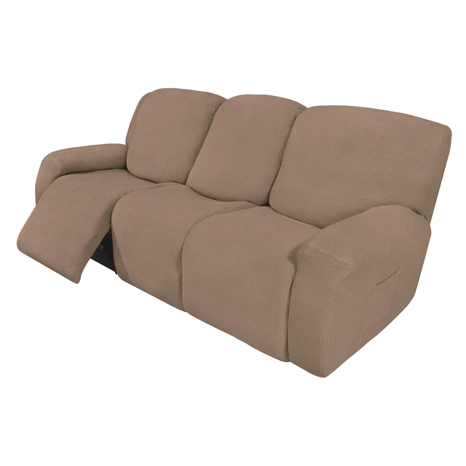 Foto 2 pulgar | Sofá Slipcover, Reclinable, Fácil De Usar, 8 Piezas, Poliéster Elástico - Venta Internacional.