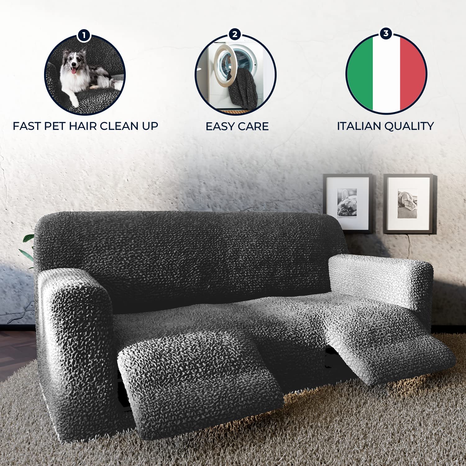 Foto 7 pulgar | Funda Para Sofá Reclinable Paulato De Ga.i.co. Reclinable 160-230 Cm - Venta Internacional.
