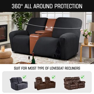 Foto 3 | Funda para Sofá Reclinable Taococo 6 Piezas para Sillón Reclinable Doble - Venta Internacional