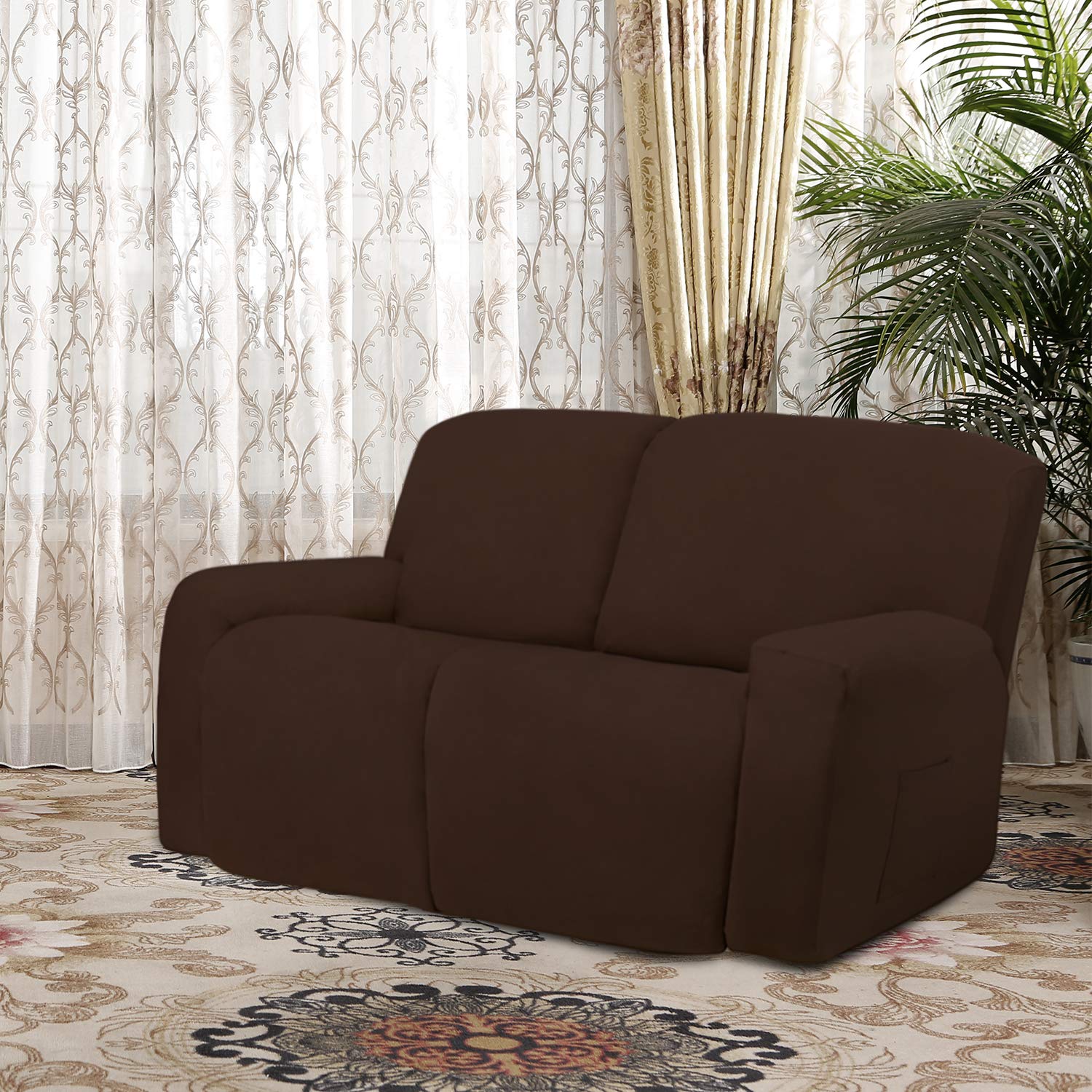 Foto 3 pulgar | Slipcover, Sillón Reclinable, De Microfibra, Elástico, Fácil De Llevar, X - Venta Internacional.