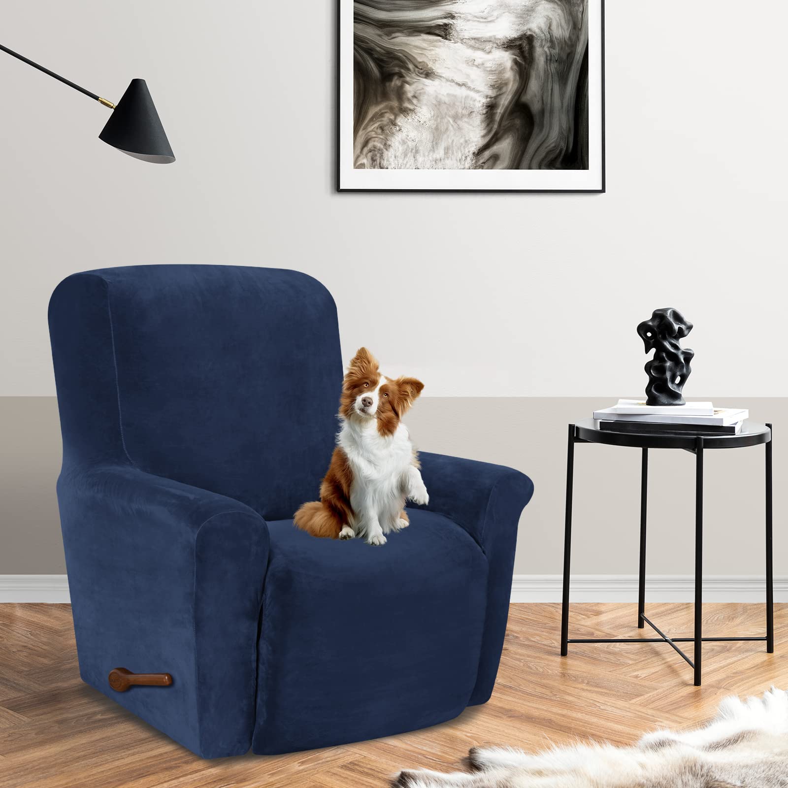 Foto 5 pulgar | Fundas para Sillones Reclinables Asnomy Lazy Boy con Velvet Fab - Venta Internacional