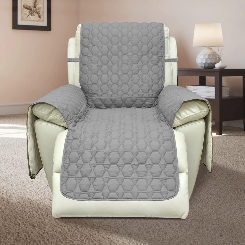 Funda Reclinable Rbsc Home, 76 Cm, Impermeable Y Antideslizante, Gris - Venta Internacional.
