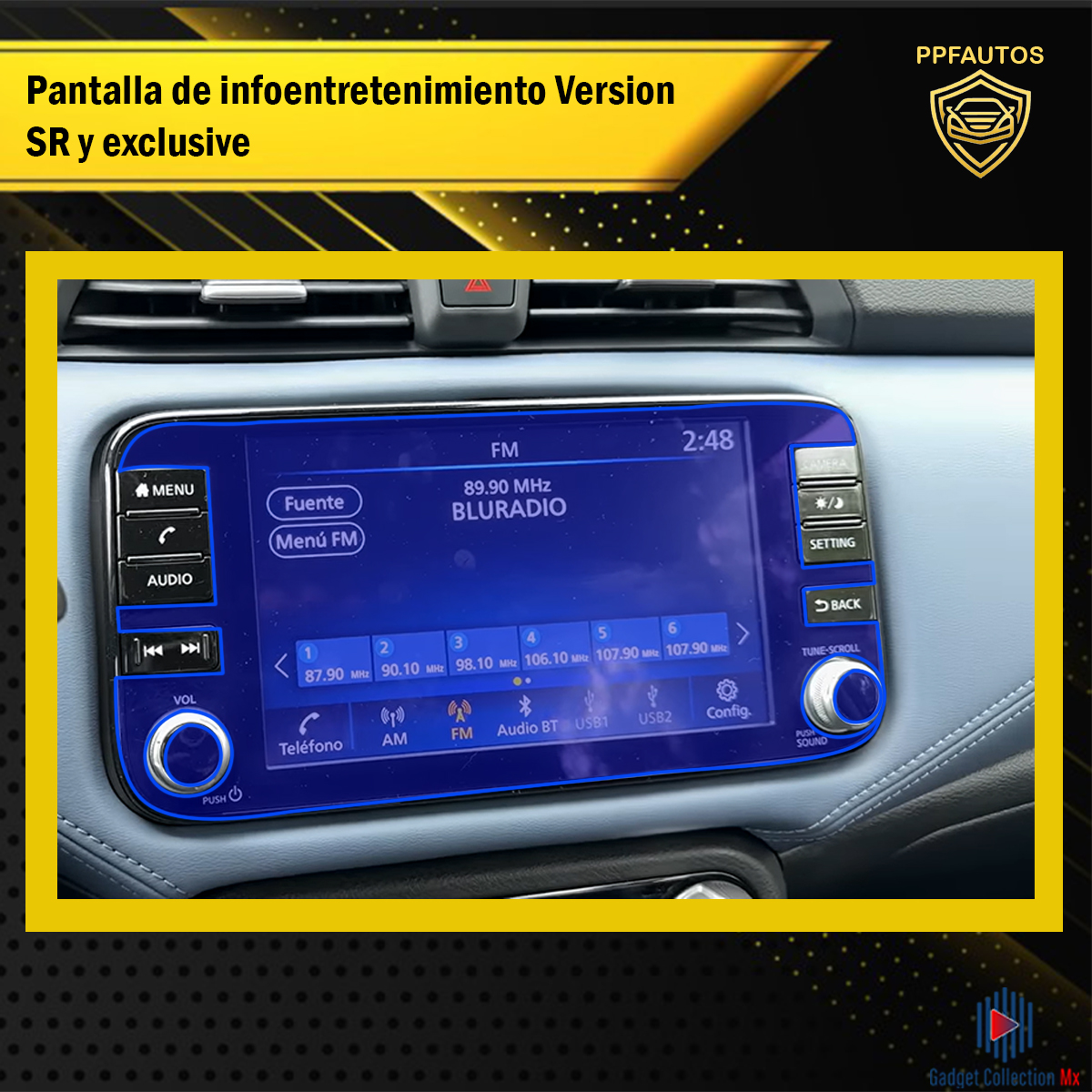 Foto 3 pulgar | Película Protectora Para Nissan Versa Sr Exclusive 2024 Kit
Ppf Para Auto