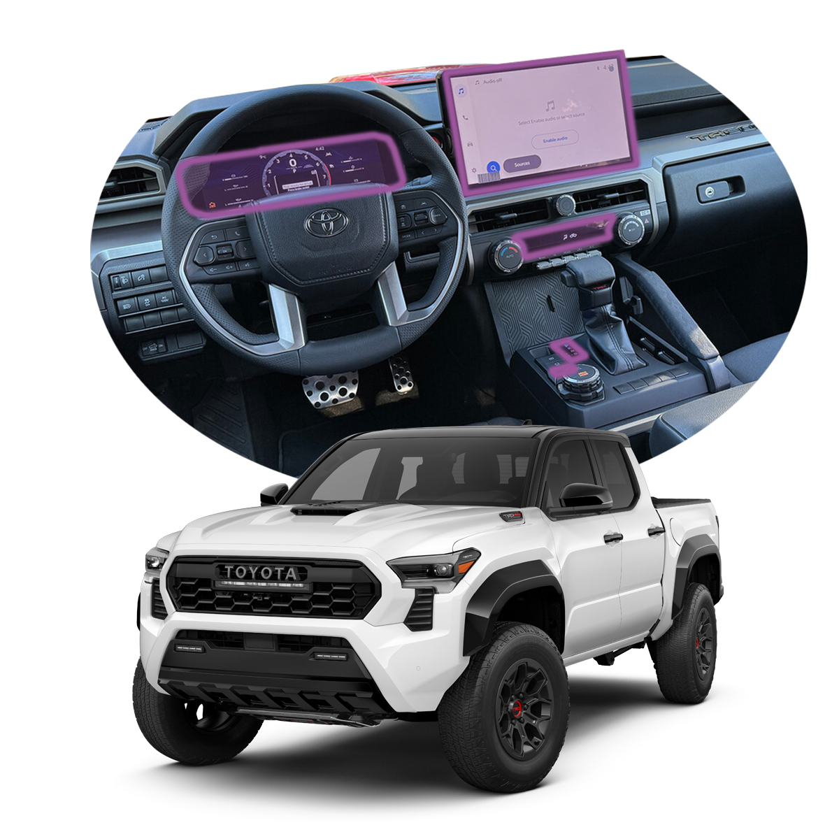 Protector Interior Para Toyota Tacoma Trd Sport 2024 Kit Ppf
Para Autos