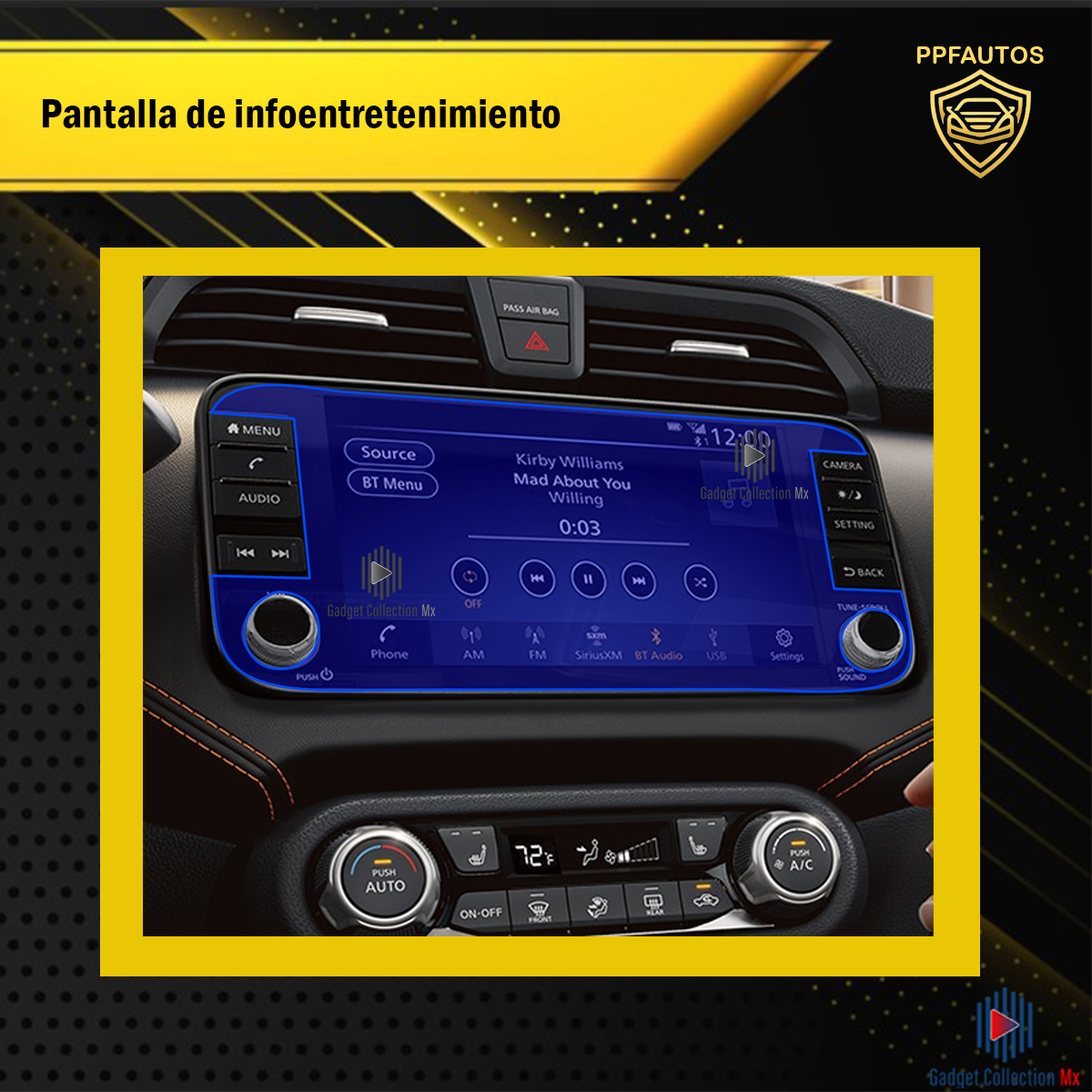 Foto 2 | Protector Interior Para Nissan Versa Advance Cvt 2024 Kit Ppf Para Autos