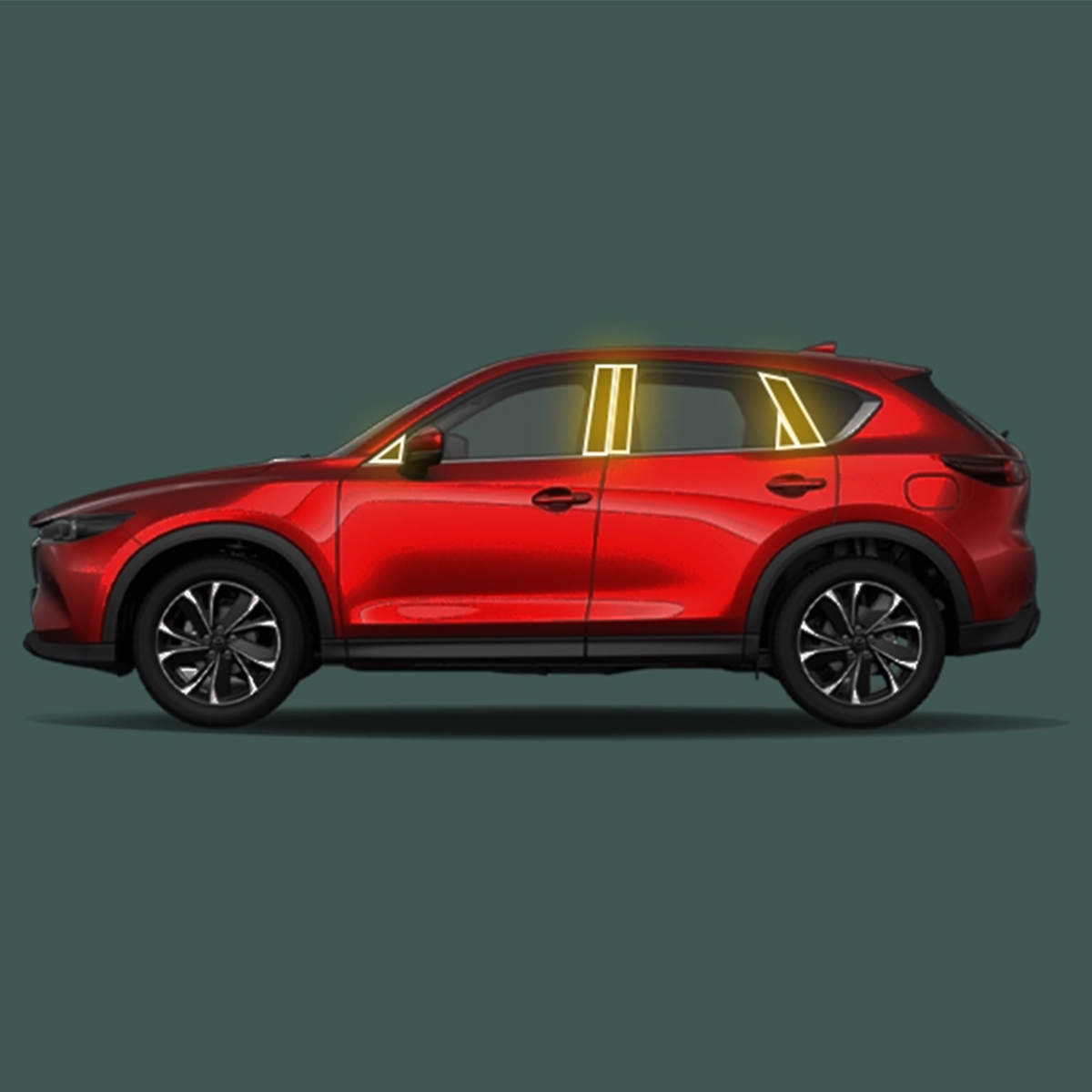 Foto 2 | Protector Exterior Para Postes Y Manijas De Mazda Cx-5 2024
Ppf Para Autos