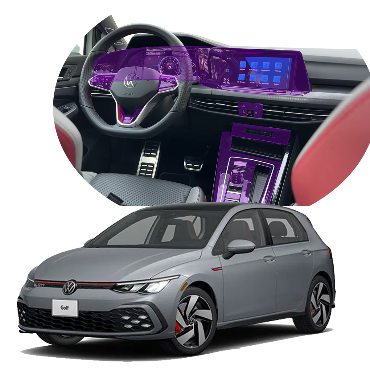 Protector Interior Para Golf Gti 2024 Transparente Ppf Para
Auto