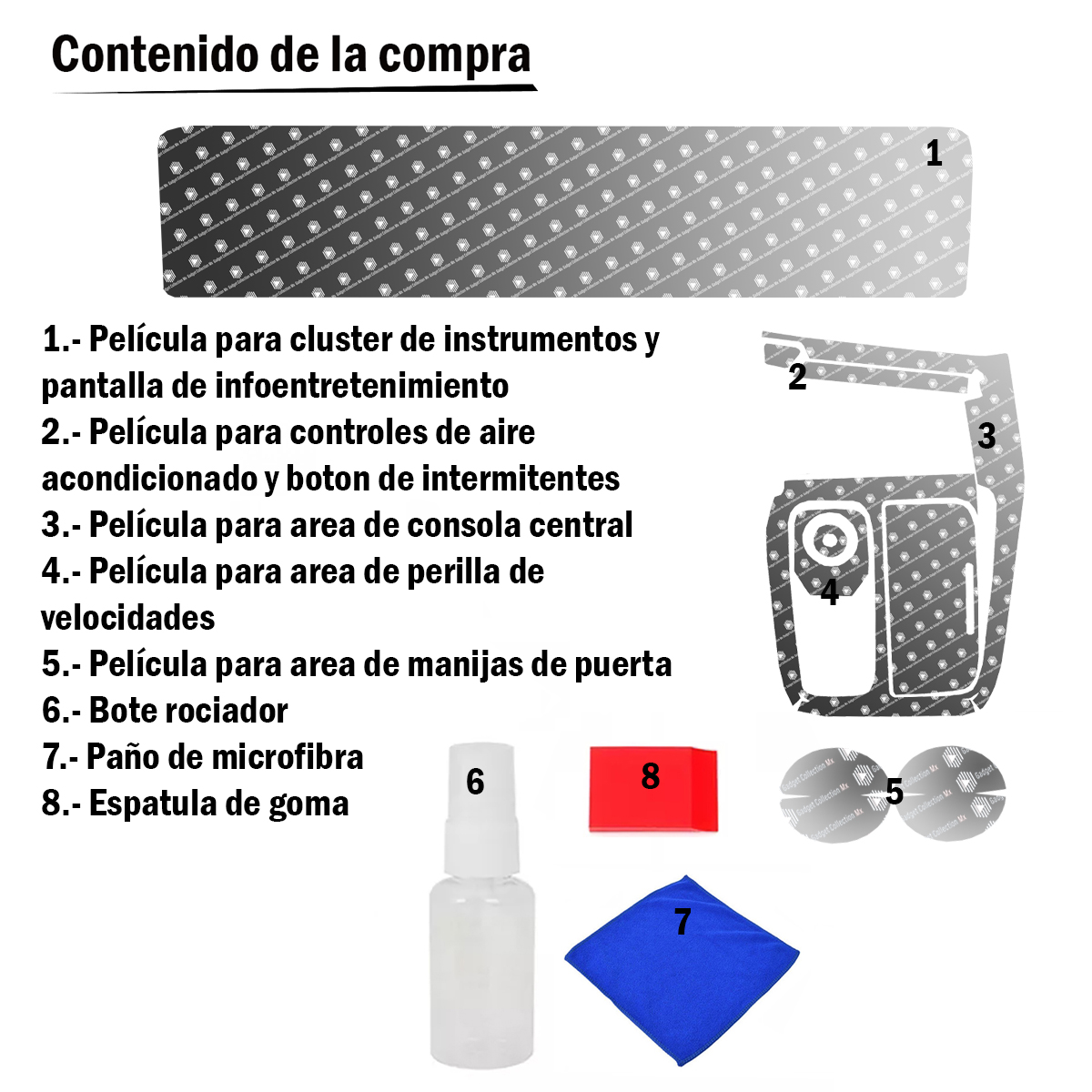 Foto 5 | Protector Interior Para Ford Territory 2024-2025 Kit Ppf Para
Autos