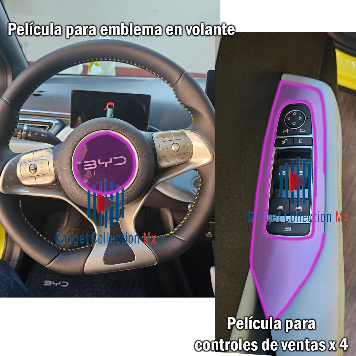 Foto 4 pulgar | Protector Interior Para Byd Dolphin Mini 2024 Ppf Para Auto