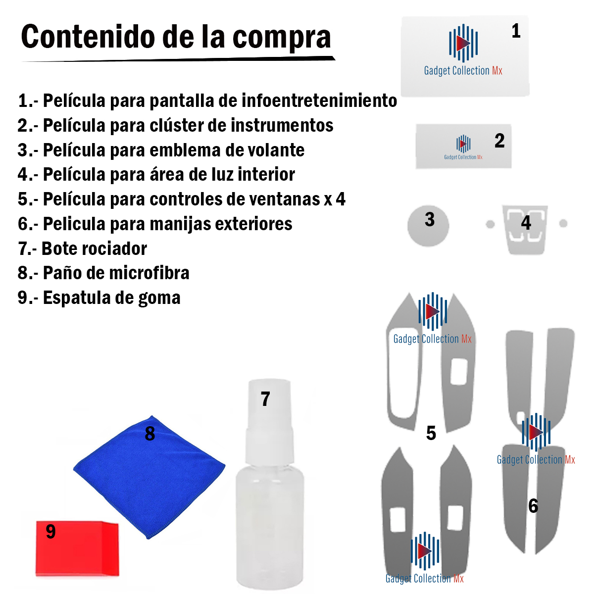 Foto 6 pulgar | Protector Interior Para Byd Dolphin Mini 2024 Ppf Para Auto