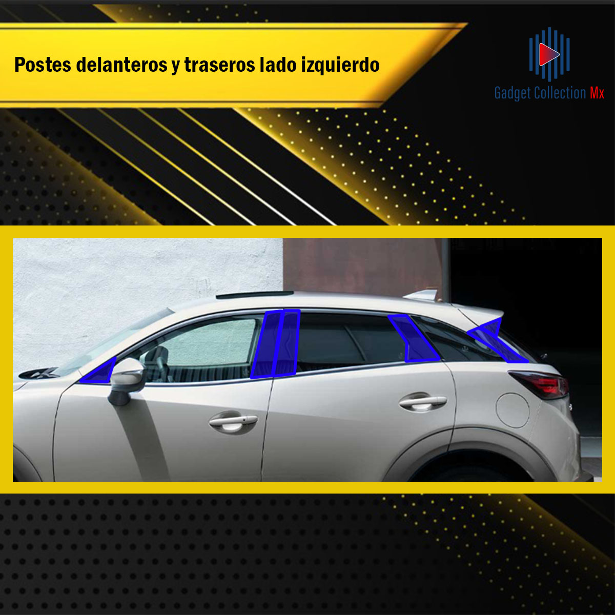 Foto 2 | Protector Exterior Para Postes De Mazda Cx-3 2025 Ppf Para
Auto
