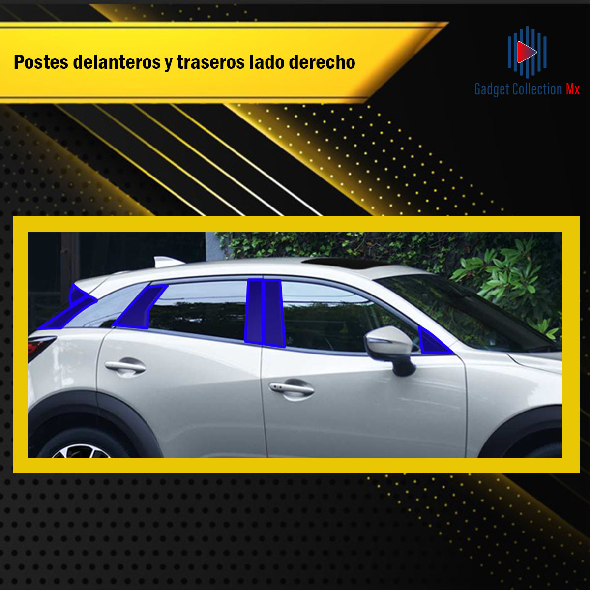 Foto 3 | Protector Exterior Para Postes De Mazda Cx-3 2025 Ppf Para
Auto
