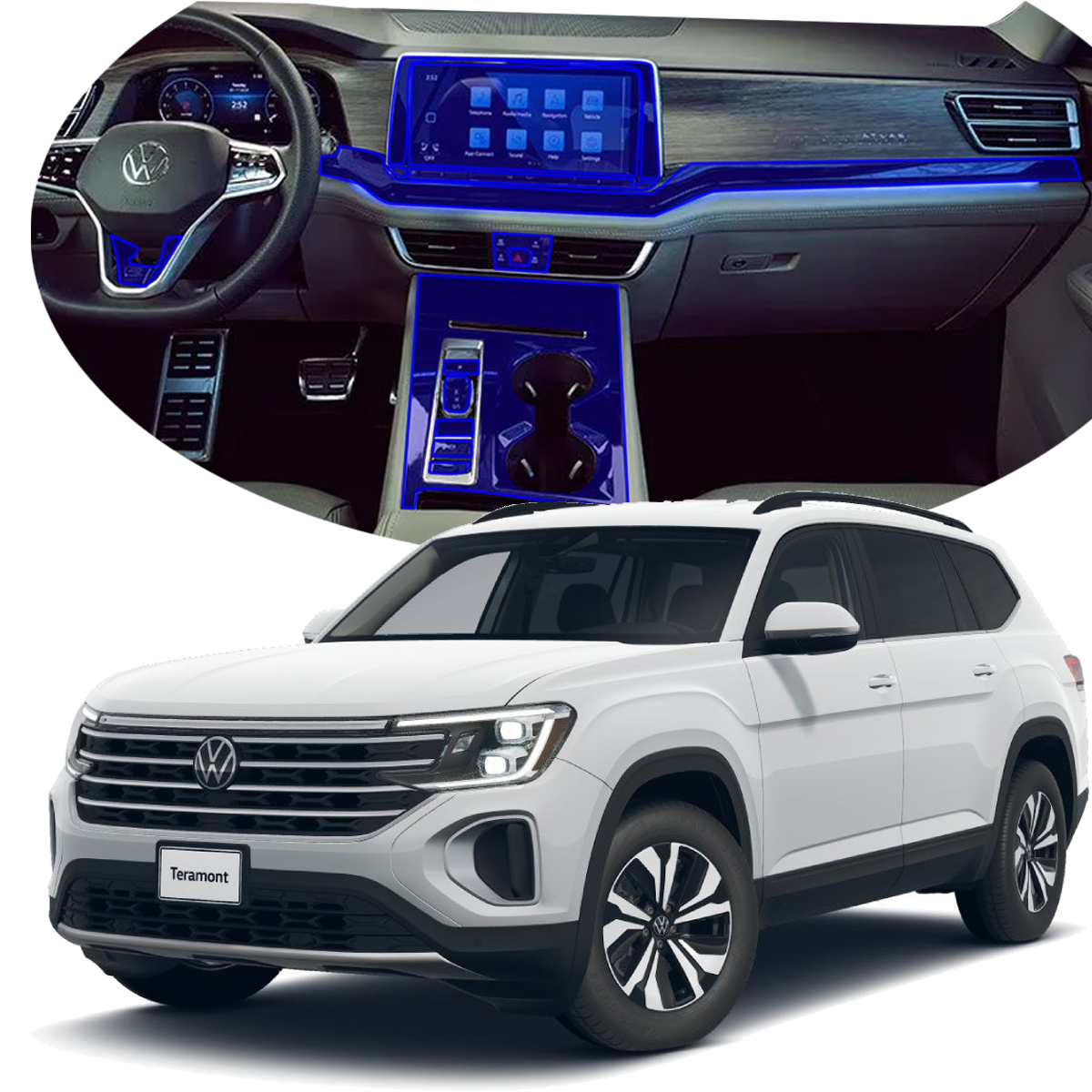 Protector Interior Para Vw Teramont 2024 Color Transparente
Ppf Para Auto