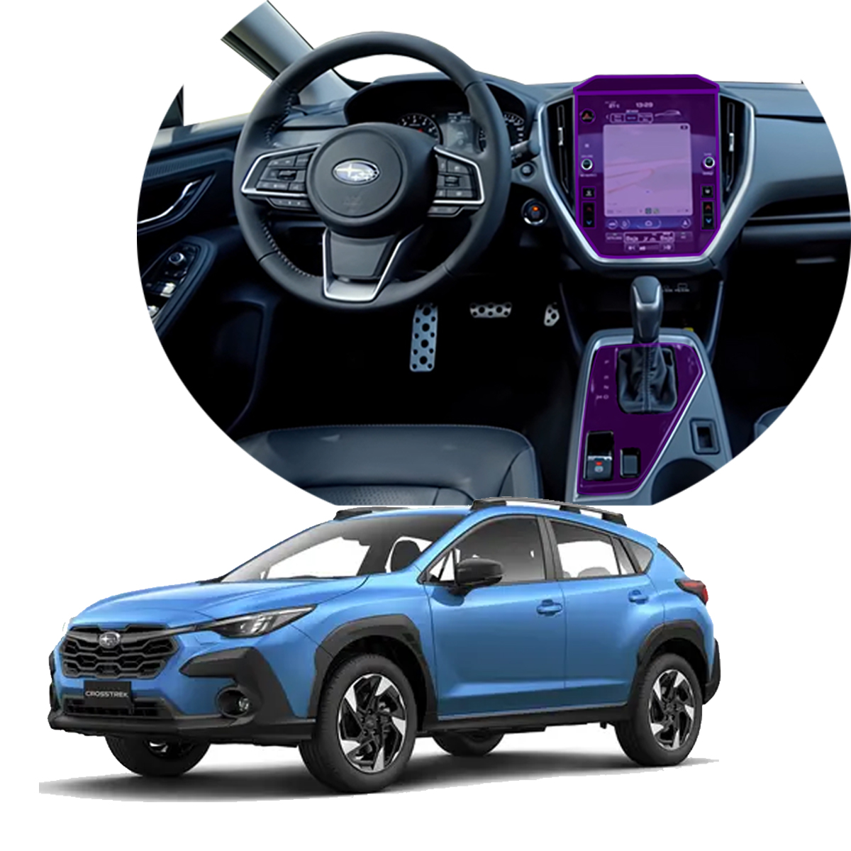 Protector Interior Para Suburu Crosstrek 2024 Ppf Para Autos