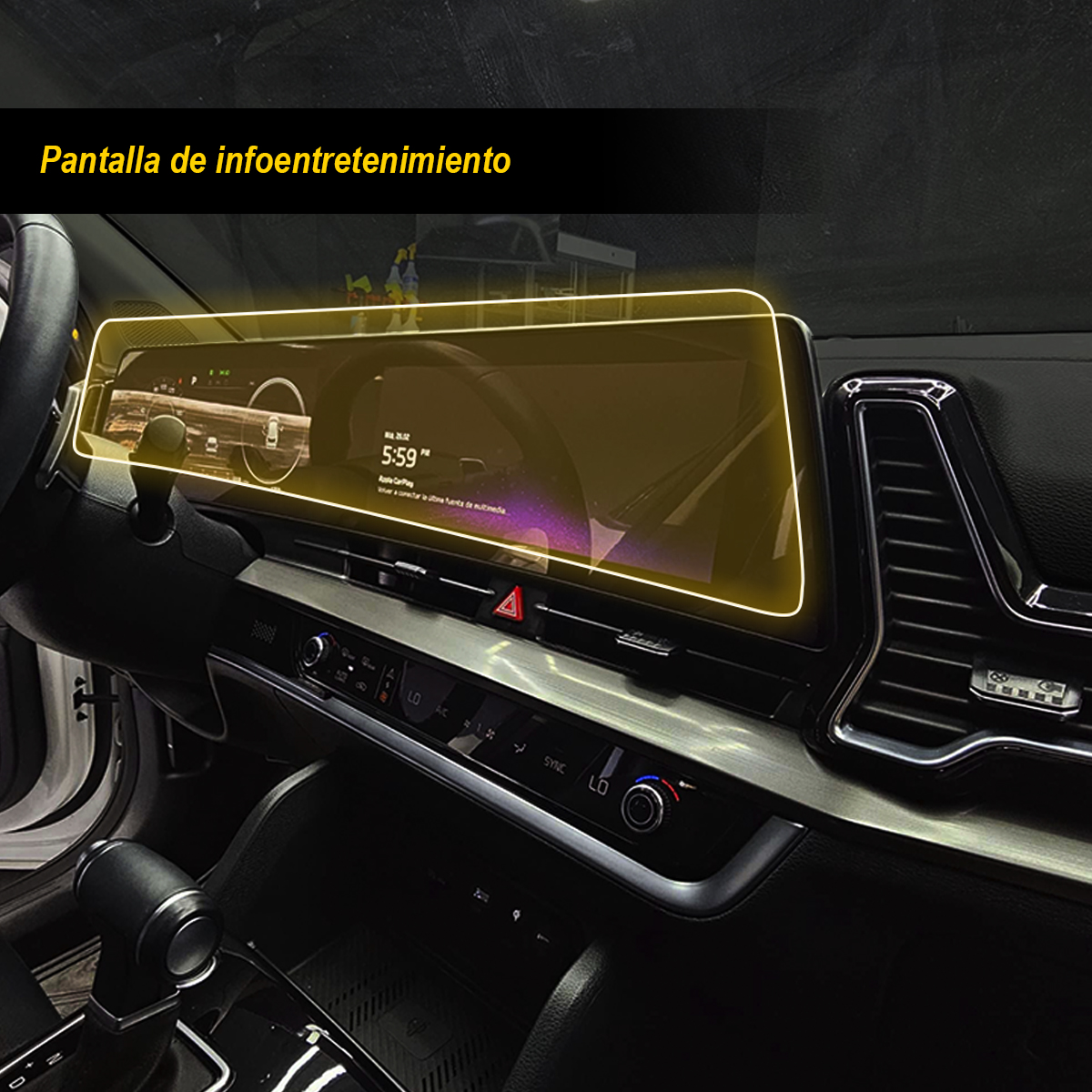Foto 3 pulgar | Protector Interior Para Kia Sportage 2023-2024 Ppf Para Auto