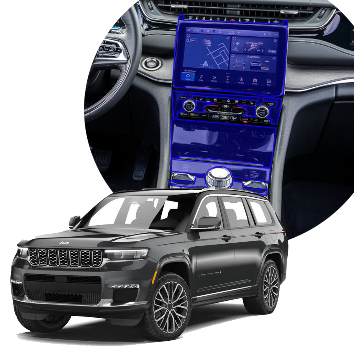 Protector Interior Para Jeep Grand Cherokee 2024 Ppf Para Auto