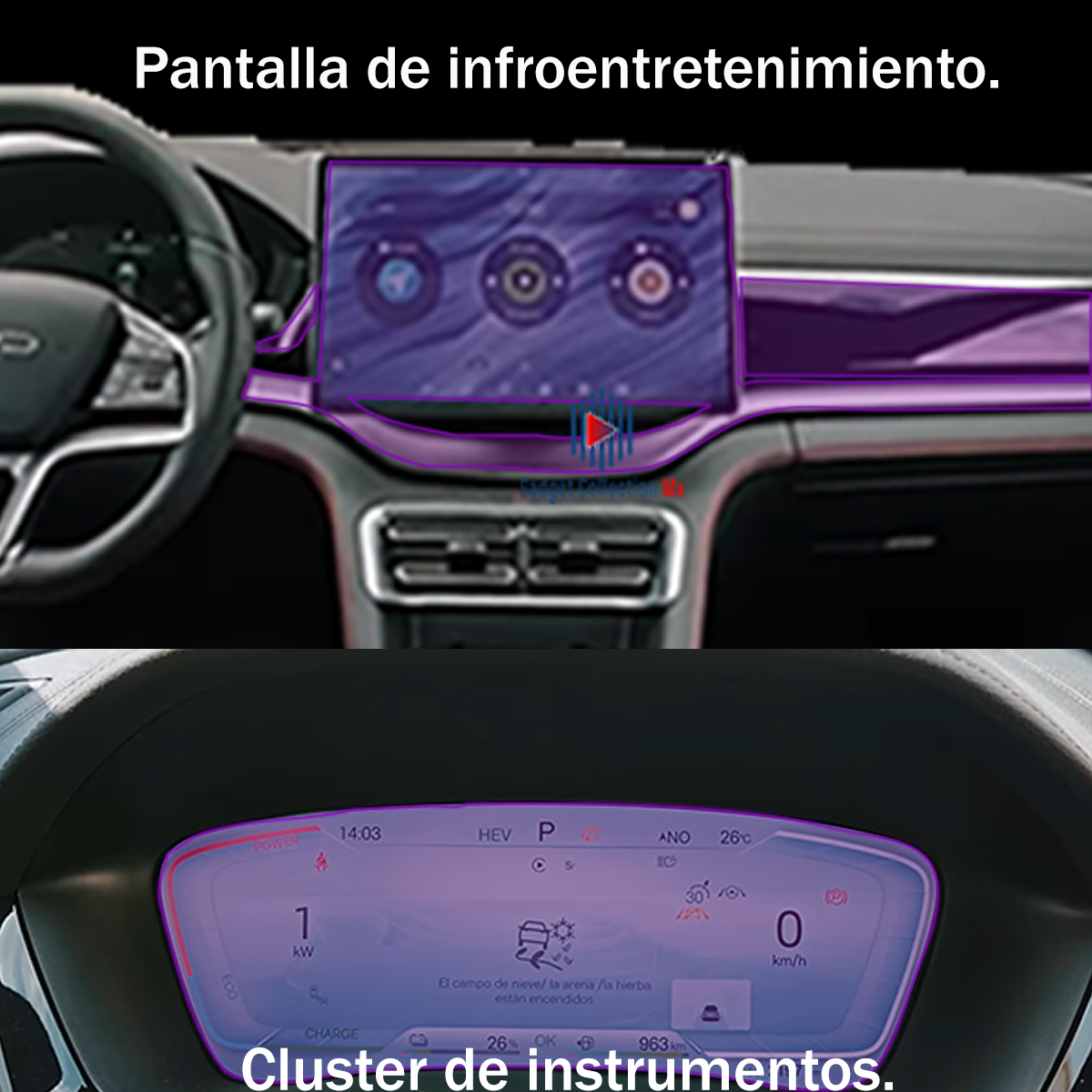 Foto 3 pulgar | Protector Interior Para Byd Song Plus 2025 Ppf Para Auto