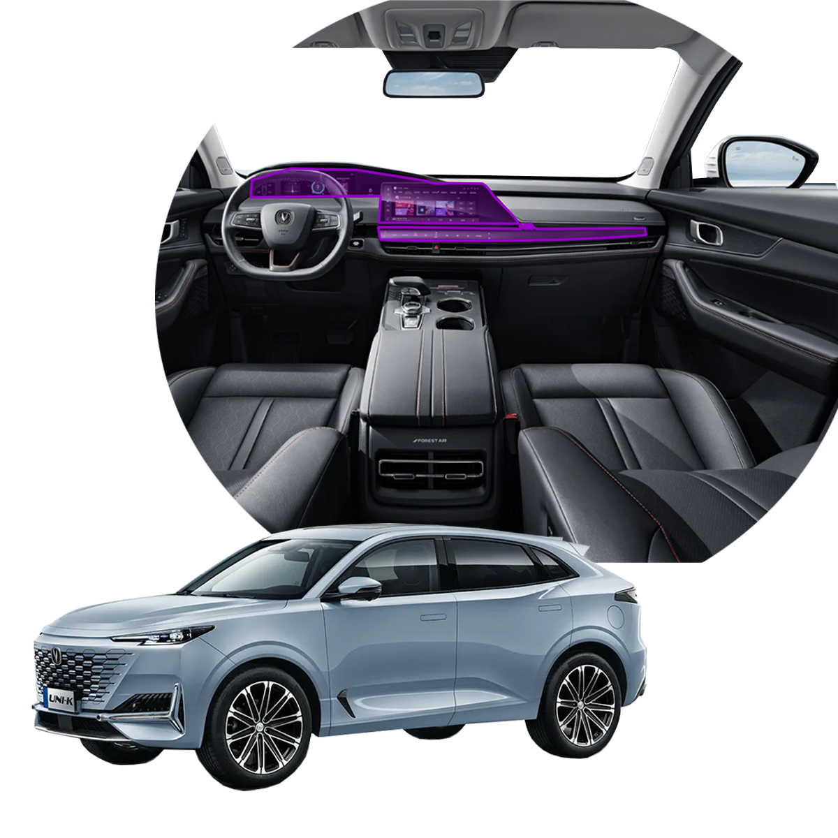 Protector Interior Para Changan Uni-k 2024 Transparente Ppf
Para Auto