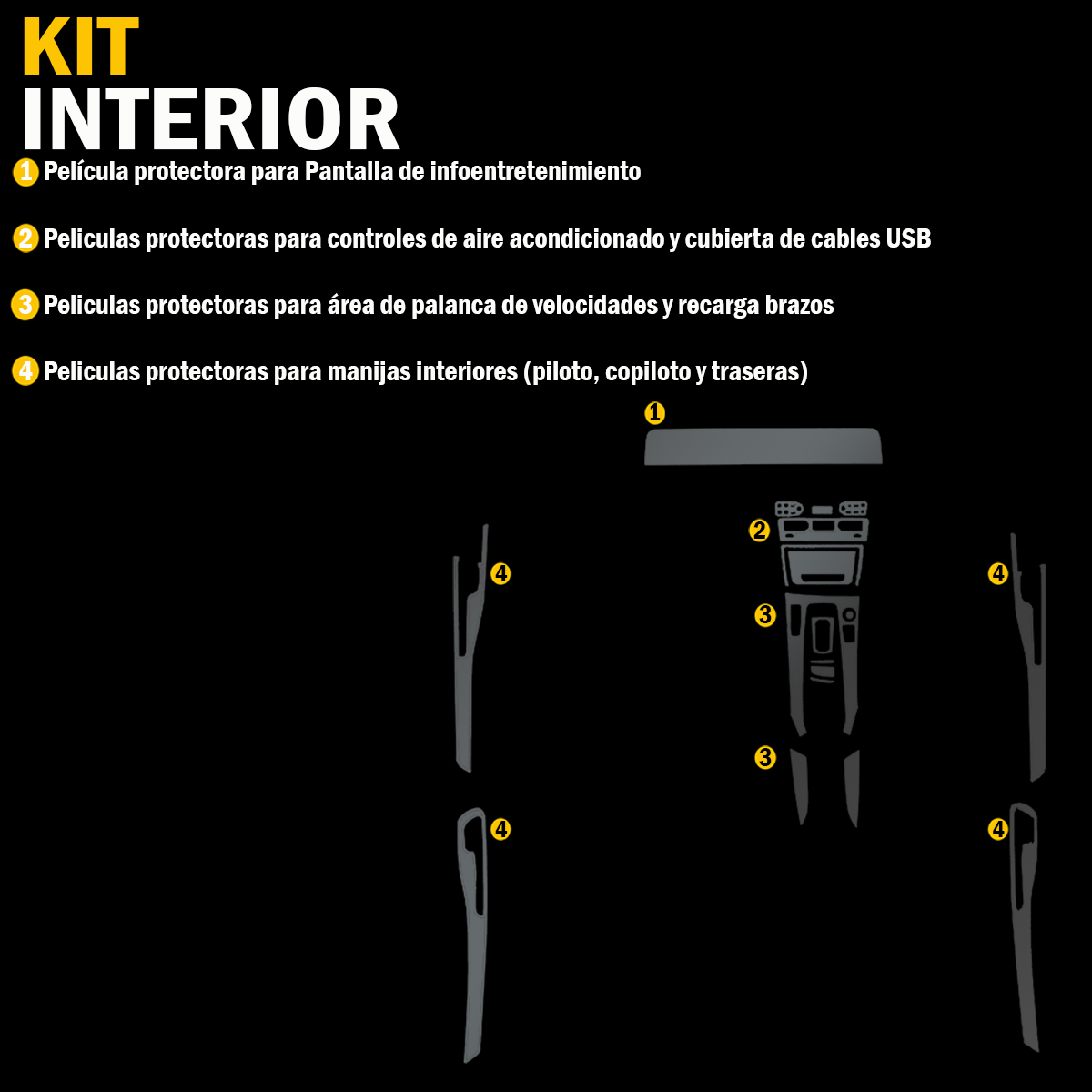 Foto 7 | Protector Interior Para Kia Seltos Sxl 2024 Color Transparente
Ppf Para Auto