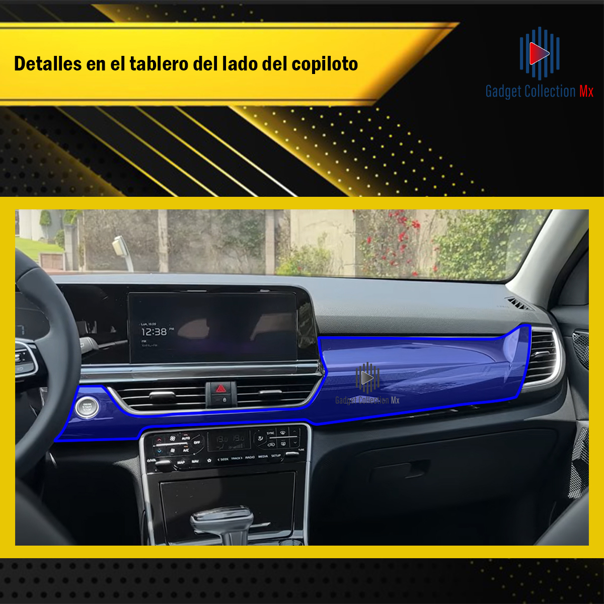 Foto 4 pulgar | Protector Interior Para Kia Seltos Ex Pack 2024 Ppf Para Auto