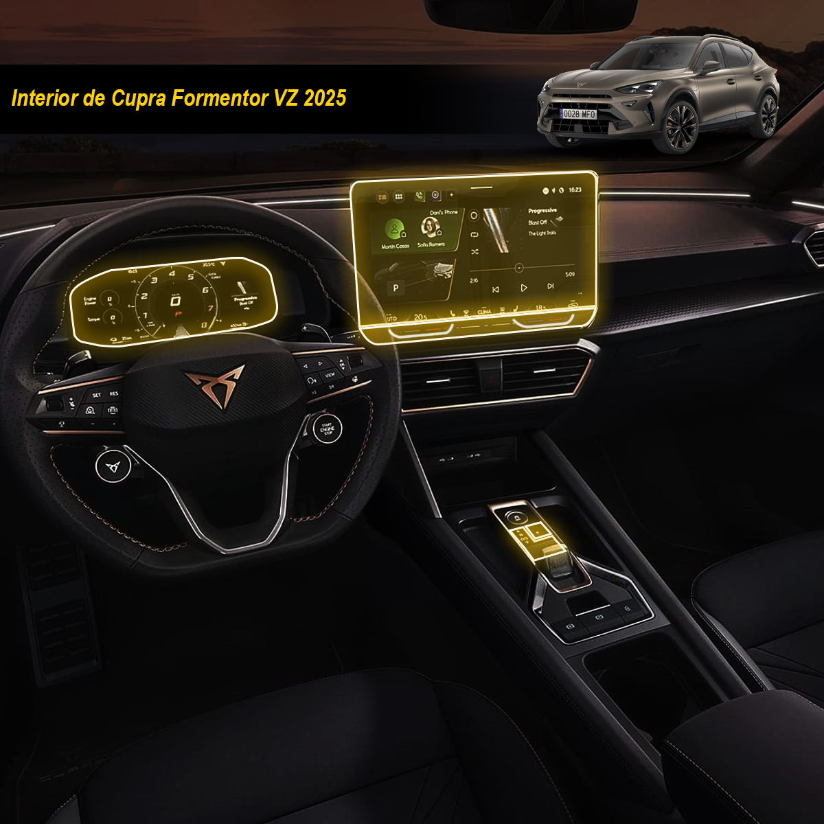 Foto 2 | Protector Interior Para Cupra Formentor 2021-2024 Ppf Para Auto