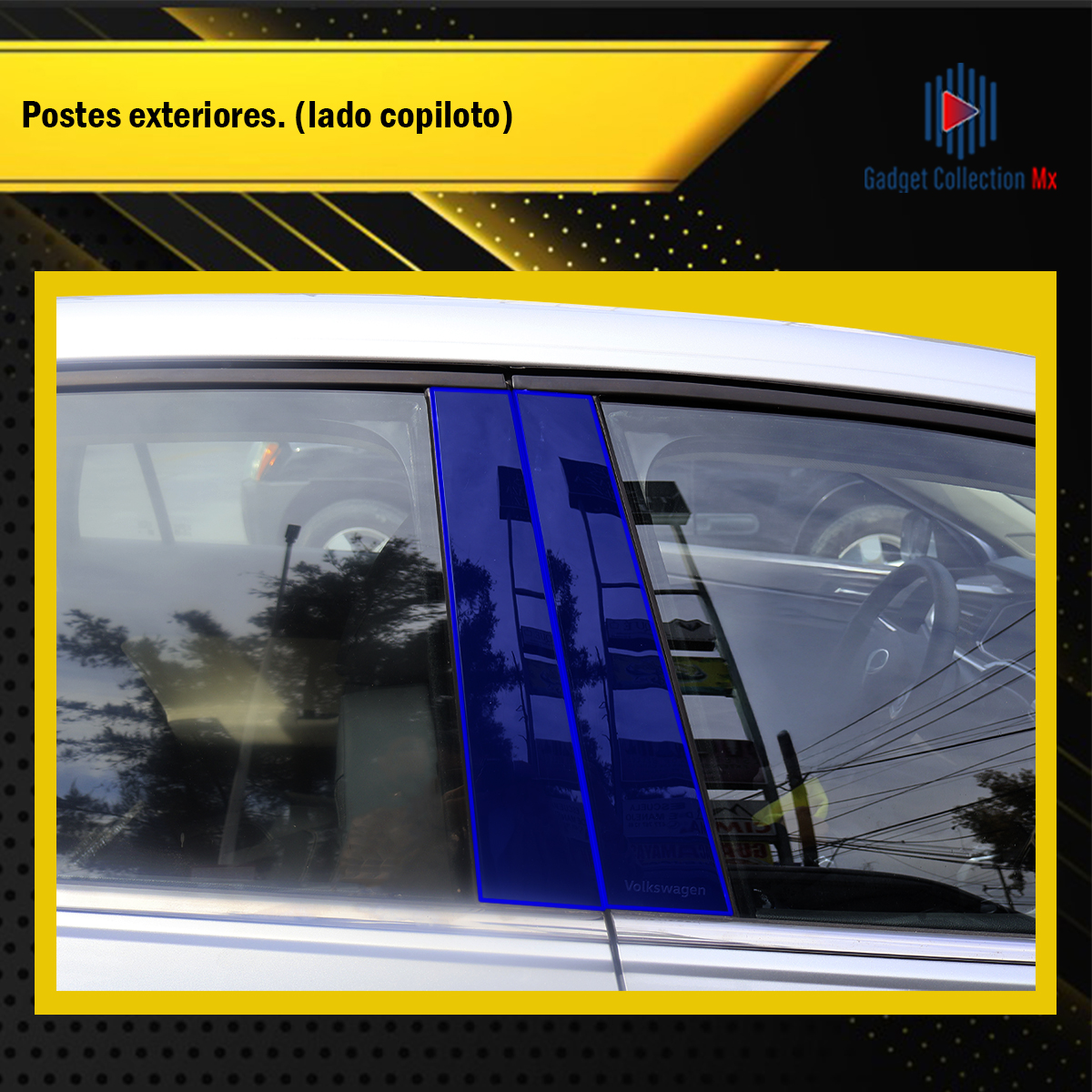 Foto 3 | Protector Exterior Kit Ppf Para Postes Del Vw Virtus 2024 Ppf
Para Auto