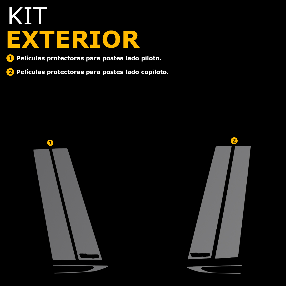 Foto 6 pulgar | Protector Exterior Kit Ppf Para Postes Del Vw Virtus 2024 Ppf
Para Auto