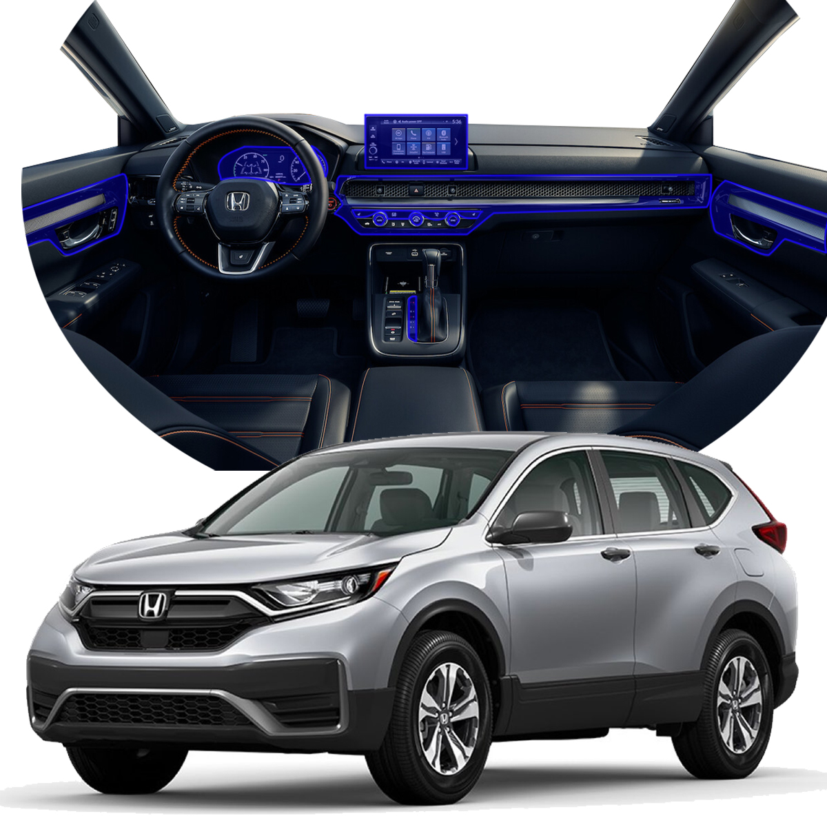 Foto 1 | Protector Interior Para Honda Cr-v 2023-2024 Ppf Para Auto