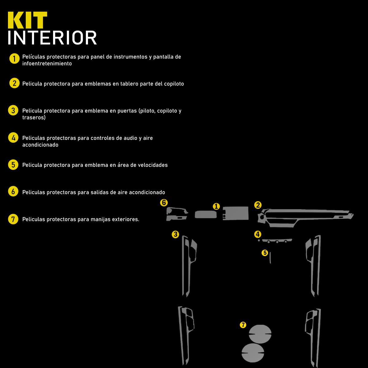 Foto 8 | Protector Interior Para Honda Cr-v 2023-2024 Ppf Para Auto