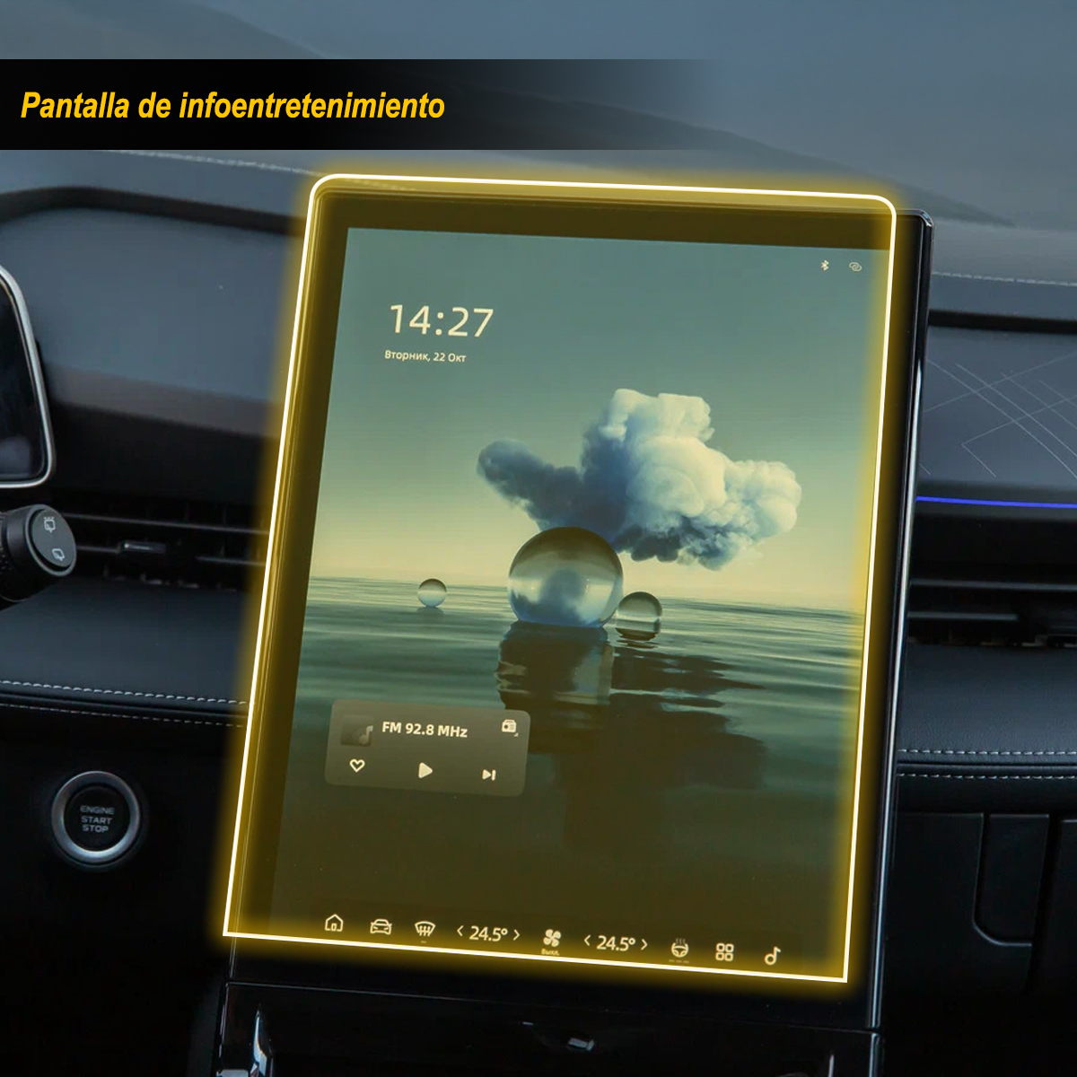 Foto 3 | Protector Interior Para Geely Cityray 2025 Color Transparente
Ppf Para Auto