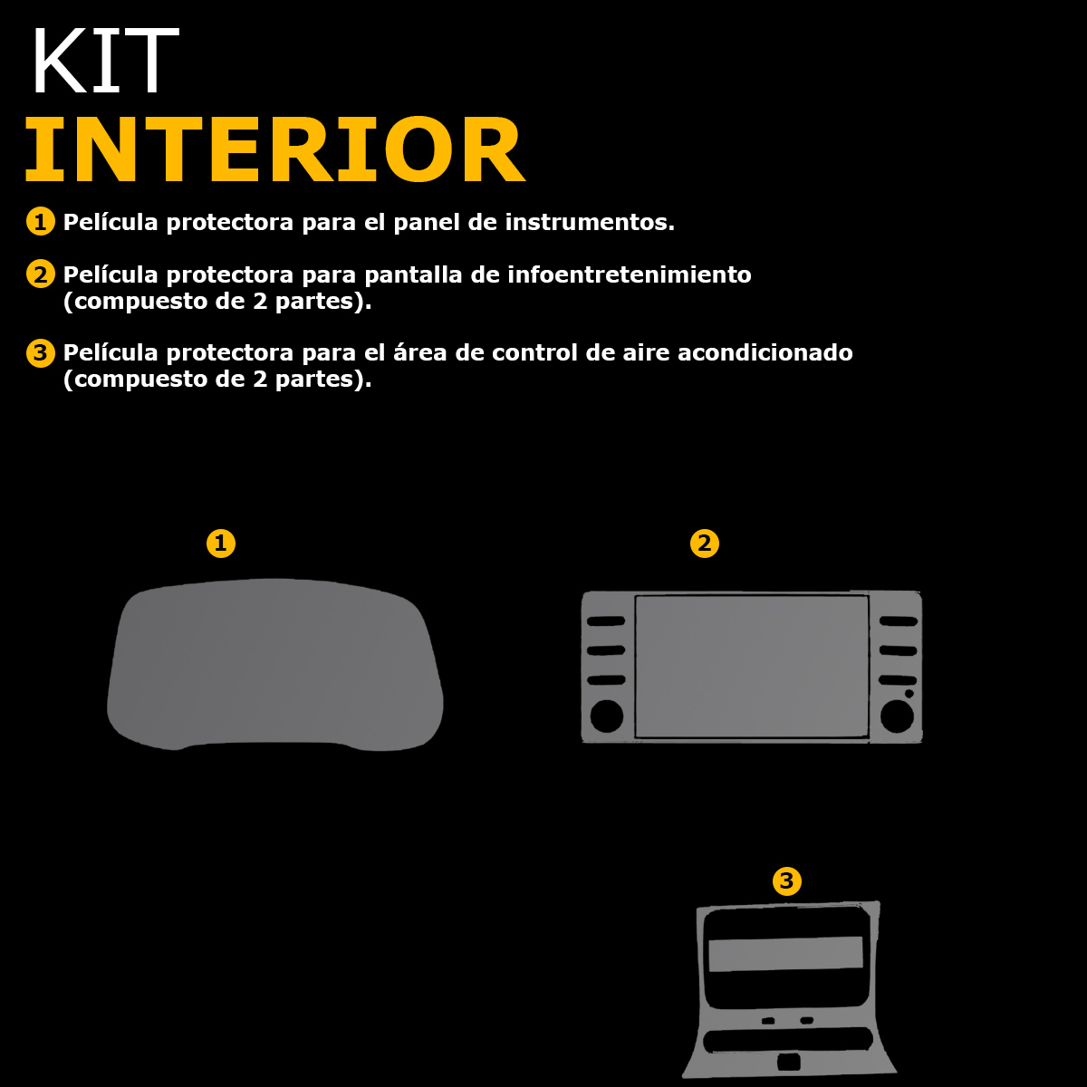 Foto 5 | Protector Interior Para Kia Sonet Lx 2024 Color Transparente Ppf Para Auto