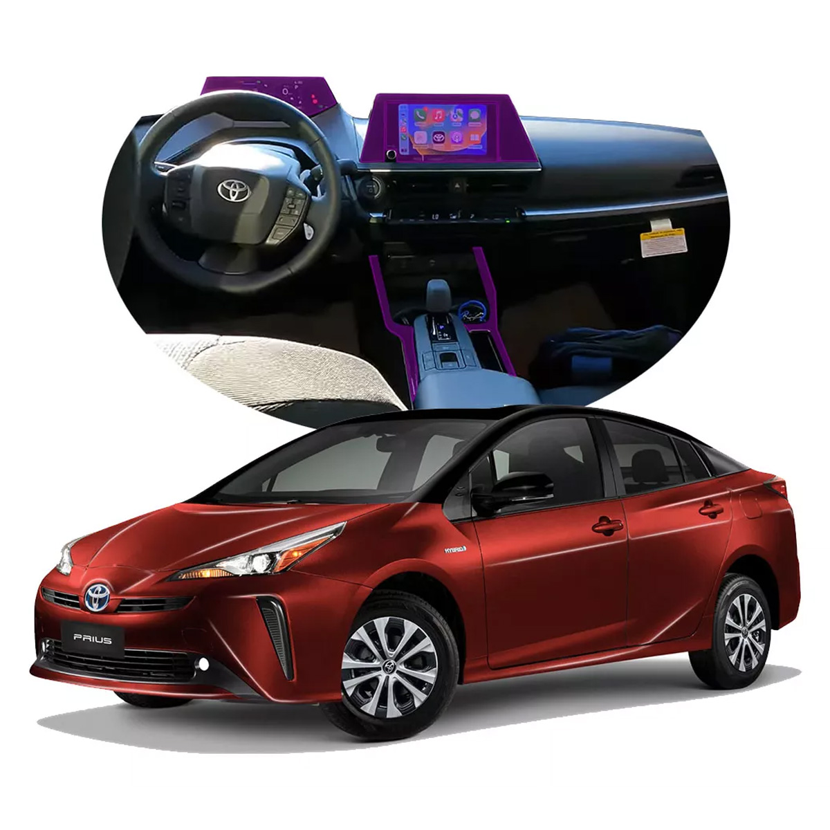 Protector Interior Para Toyota Prius Versión Base 2024 Ppf Para
Auto