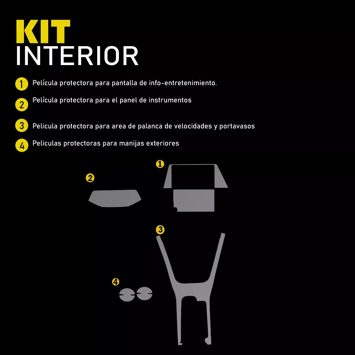Foto 6 | Protector Interior Para Toyota Prius Versión Base 2024 Ppf Para
Auto
