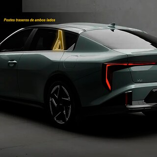 Foto 4 | Protector Exterior Para Postes Kia K4 2025 Color Transparente
Ppf Para Auto