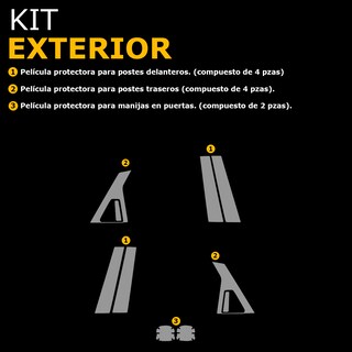 Foto 5 | Protector Exterior Para Postes Kia K4 2025 Color Transparente
Ppf Para Auto