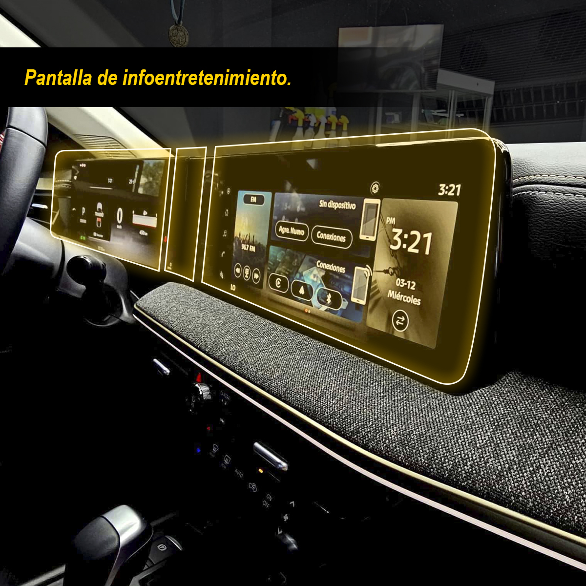 Foto 4 pulgar | Protector Interior Para Nissan Kicks 2025 Versiones Platinum Y Exclusive Ppf Para Auto